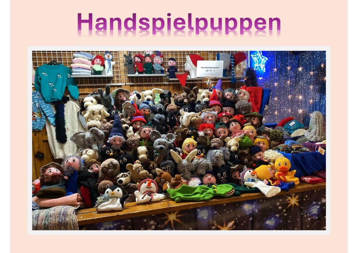 Stand auf dem Weihnachtsmarkt Pfaffenhofen