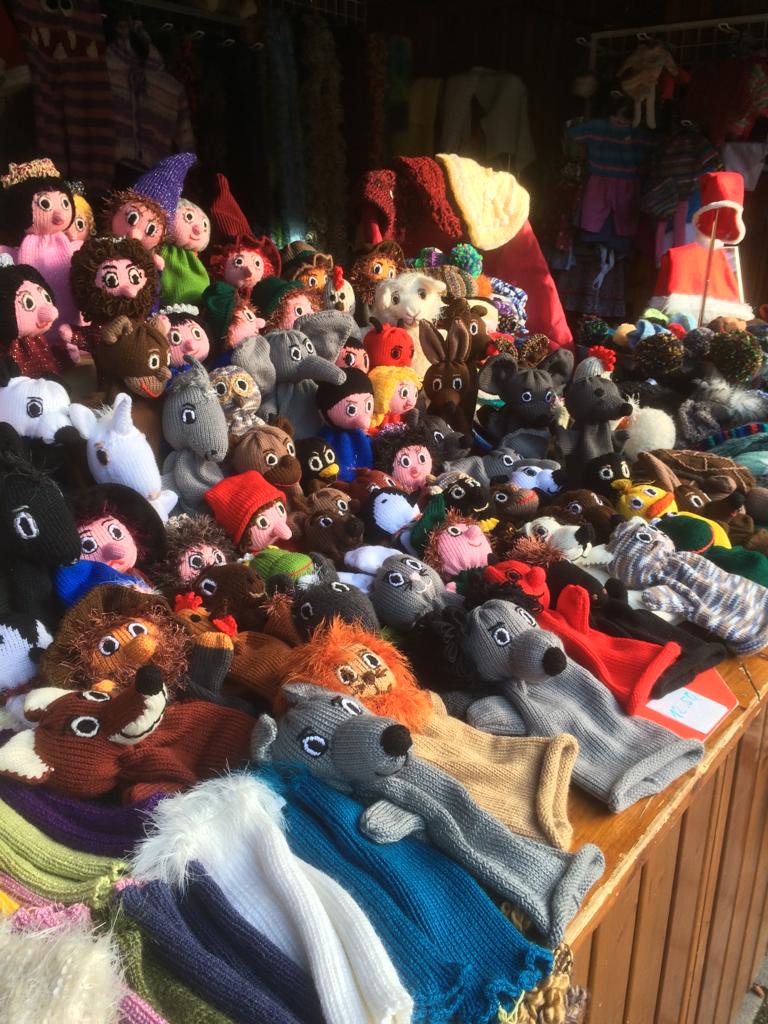 Mein Stand auf dem Weihnachtsmarkt in Pfaffenhofen - Handspielfiguren