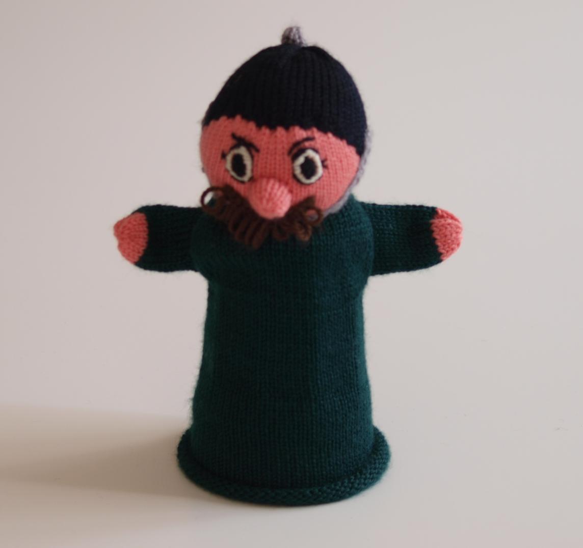 Handspielfigur Polizist von vorne