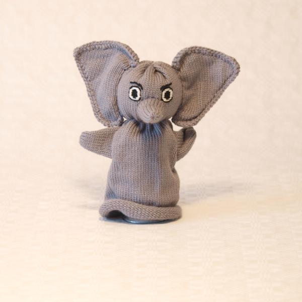 Handspielfigur Elefant von vorne