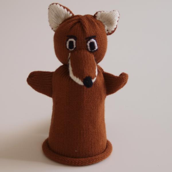 Handspielfigur Fuchs von vorne