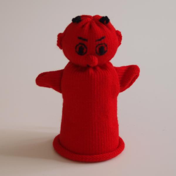 Handspielfigur Teufel von vorne