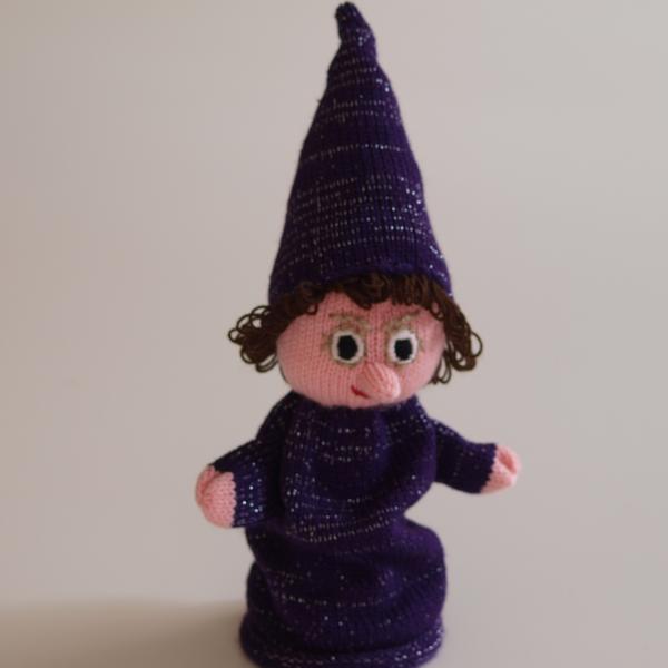 Handspielfigur Zauberer von vorne