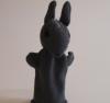 Handspielfigur Esel von vorne